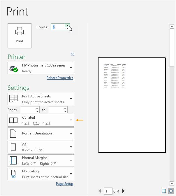 Hướng dẫn cách để in bảng tính trong Excel và những điều cần lưu ý khi đưa ra các lựa chọn về cài đặt